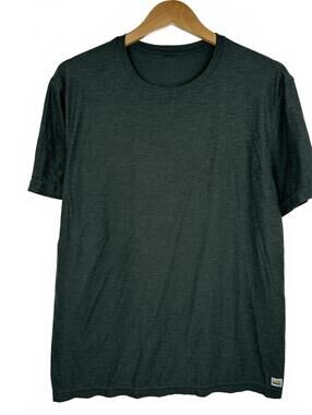 Vuori Strato Tech Tee T-Shirt Dream Knit Pullover Heather Green V126 Men Size XL